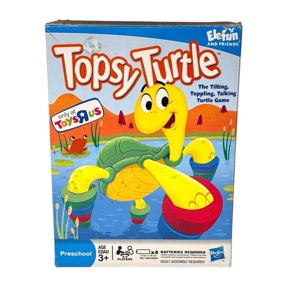 Topsy Turtle Game 2009 Hasbro Complete Works Rare Preschool Kids Vintage Toy - Picture 1 of 7